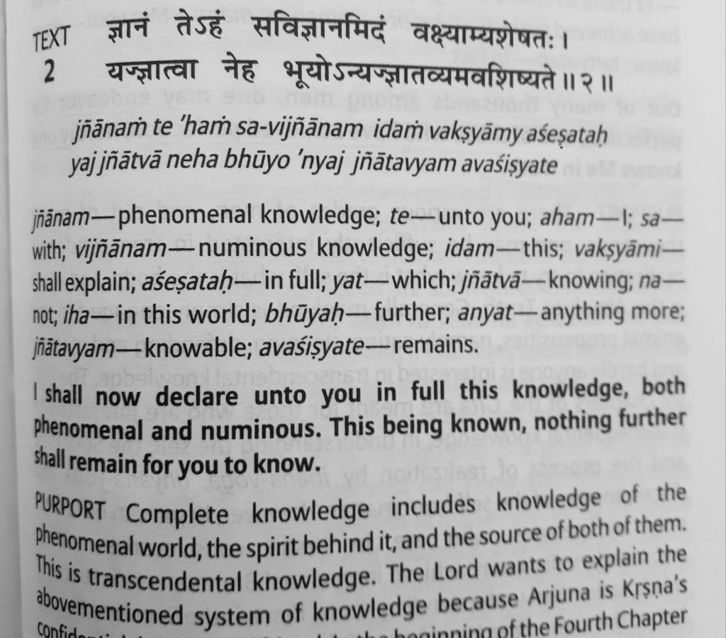 Bhagavad Gita as it is by Swami Parbhupada Text